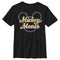 Boy's Mickey & Friends Mickey Mouse Distressed Name Silhouette T-Shirt