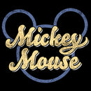 Boy's Mickey & Friends Mickey Mouse Distressed Name Silhouette T-Shirt