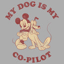 Boy's Mickey & Friends Mickey and Goofy My Dog is my Co-Pilot T-Shirt