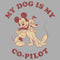 Boy's Mickey & Friends Mickey and Goofy My Dog is my Co-Pilot T-Shirt