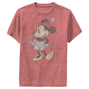 Boy's Mickey & Friends Retro Distressed Minnie Performance Tee