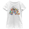 Girl's Mickey & Friends Mickey & Friends Cool Group Lean T-Shirt