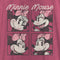 Women's Mickey & Friends Retro Minnie Boxes Racerback Tank Top