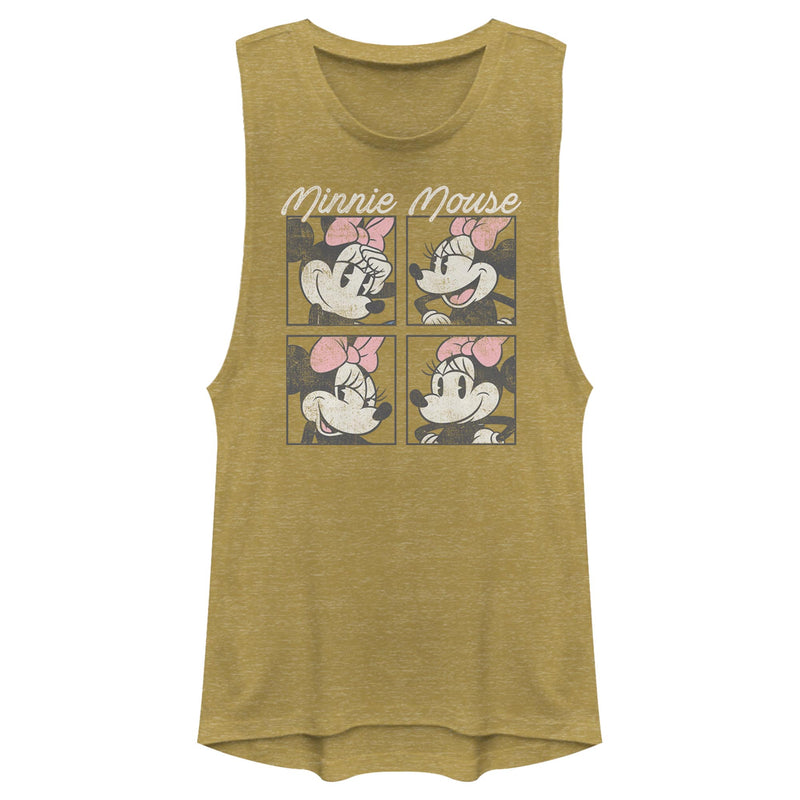 Junior's Mickey & Friends Retro Minnie Boxes Festival Muscle Tee