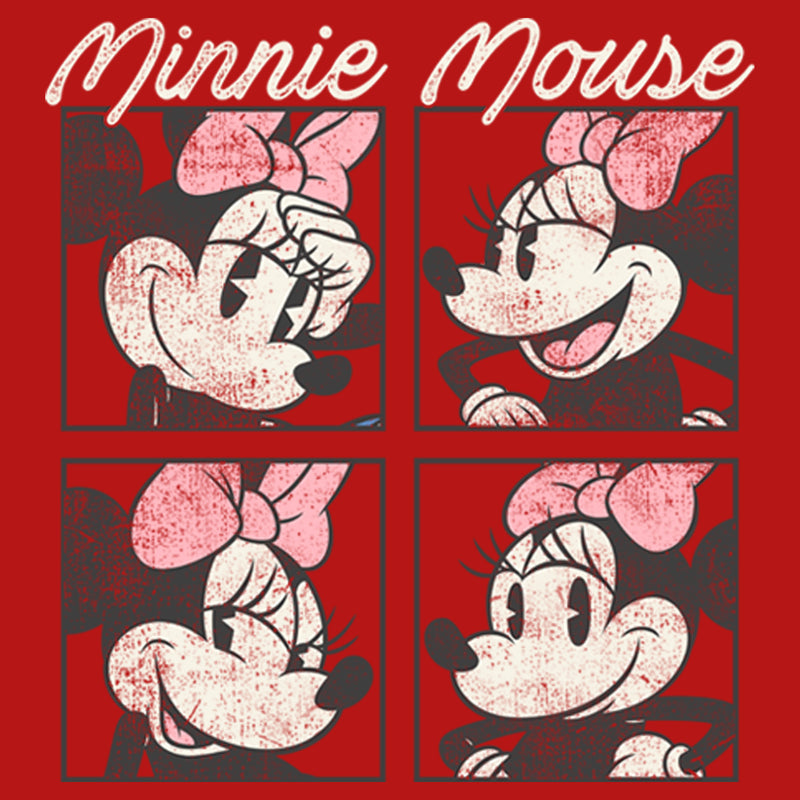 Girl's Mickey & Friends Retro Minnie Boxes T-Shirt