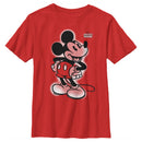 Boy's Mickey & Friends Mickey Mouse Retro Airbrushed T-Shirt