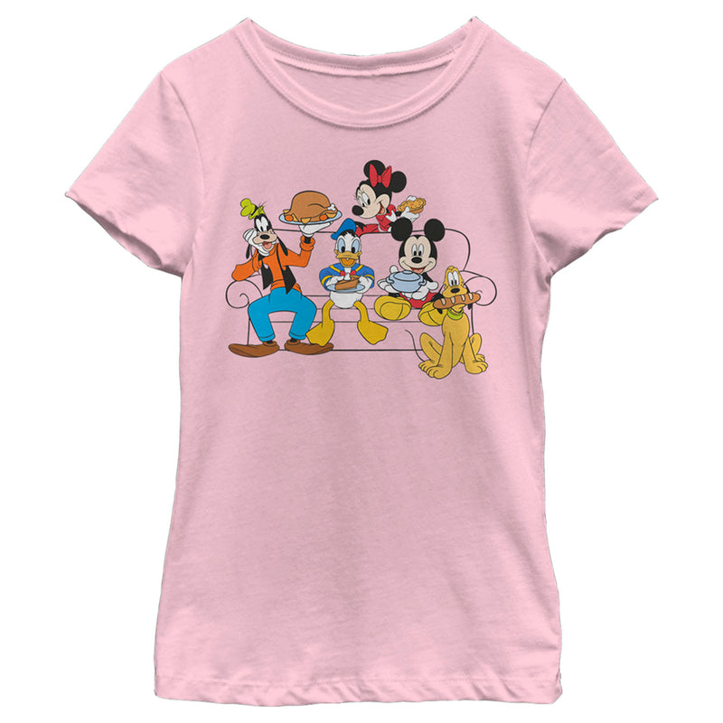Girl's Mickey & Friends Friendsgiving Celebration T-Shirt