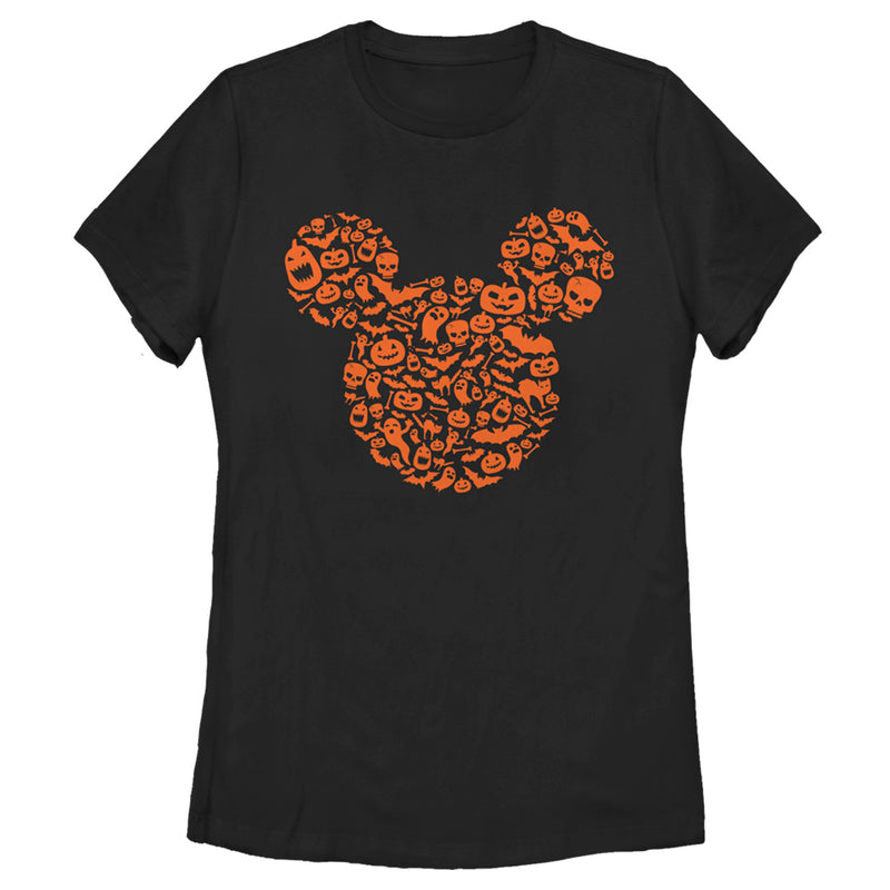 Women's Mickey & Friends Halloween Silhouette T-Shirt