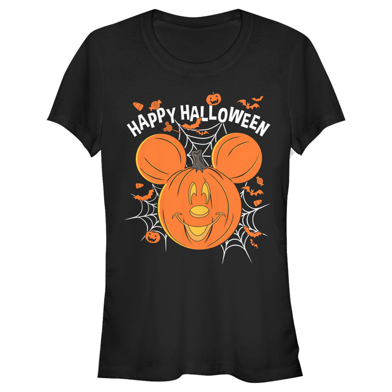 Junior's Mickey & Friends Mouse-o-Lantern T-Shirt