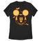 Women's Mickey & Friends Halloween Pumpkin Face T-Shirt