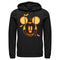 Men's Mickey & Friends Pumpkin Face Pull Over Hoodie