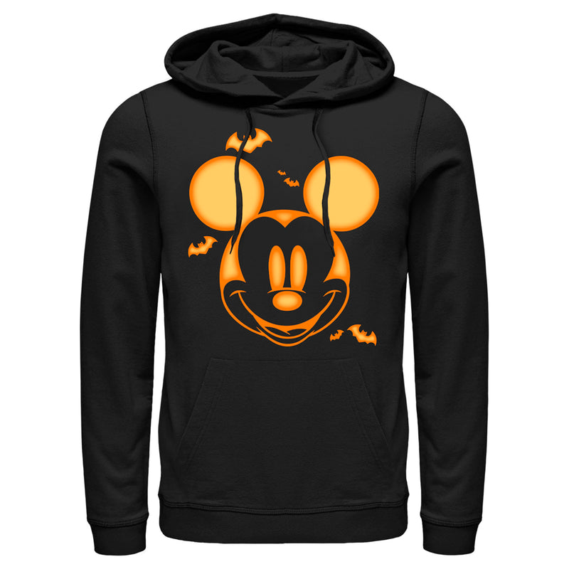 Men's Mickey & Friends Pumpkin Face Pull Over Hoodie