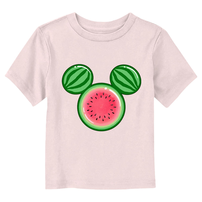Toddler's Mickey & Friends Watermelon Silhouette Logo T-Shirt