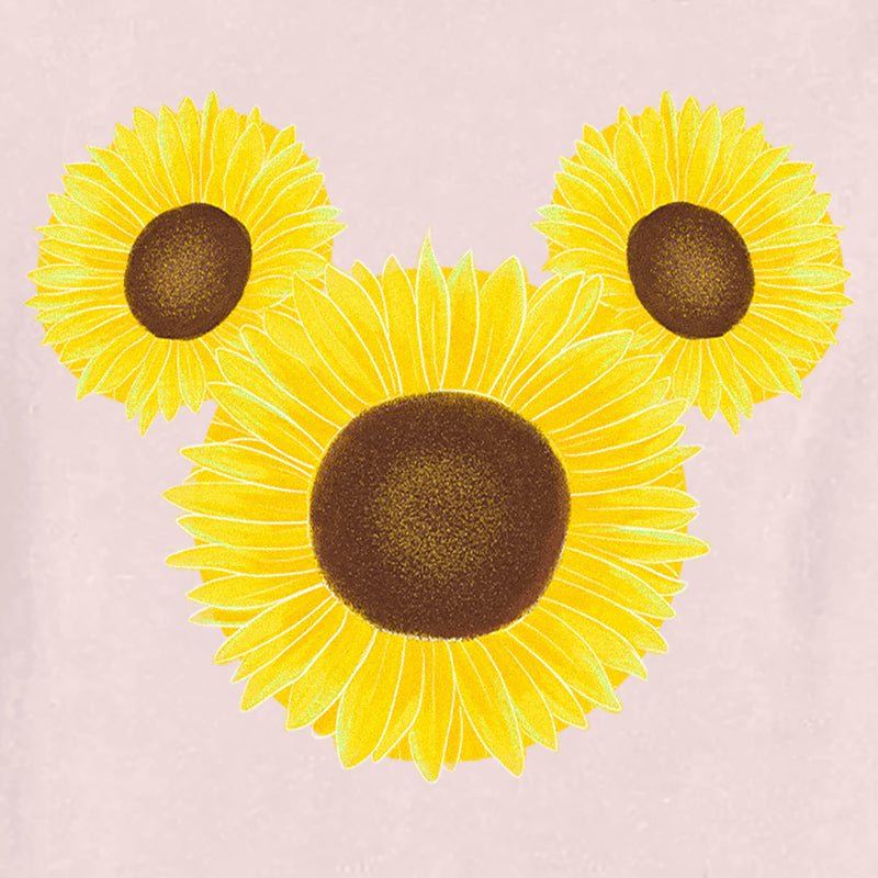 Toddler's Mickey & Friends Sunflower Silhouette Logo T-Shirt