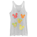 Women's Mickey & Friends Fruit Silhouettes Racerback Tank Top