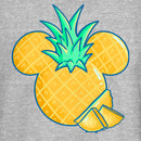 Junior's Mickey & Friends Pineapple Logo T-Shirt