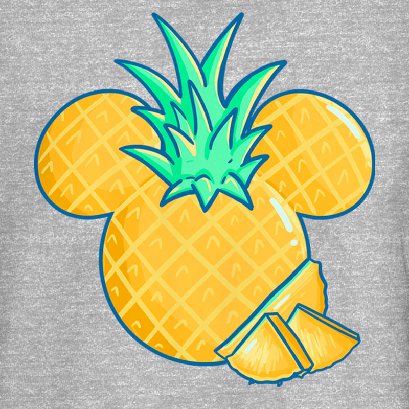 Junior's Mickey & Friends Pineapple Logo T-Shirt