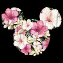 Boy's Mickey & Friends Mickey Mouse Tropical Flower Silhouette T-Shirt