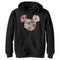 Boy's Mickey & Friends Mickey Mouse Tropical Flower Silhouette Pull Over Hoodie