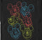 Men's Mickey & Friends Neon Heads T-Shirt