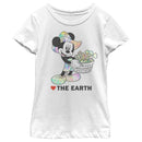 Girl's Mickey & Friends Mickey Mouse Love the Earth T-Shirt