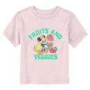 Toddler's Mickey & Friends Farmer Mickey Fruits and Veggies T-Shirt