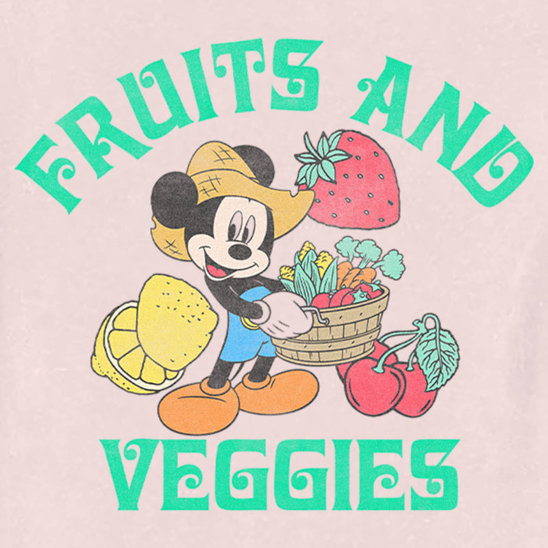 Toddler's Mickey & Friends Farmer Mickey Fruits and Veggies T-Shirt