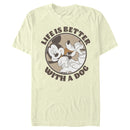 Men's Mickey & Friends Life is Better with a Dog T-Shirt