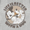 Women's Mickey & Friends Life is Better with a Dog T-Shirt