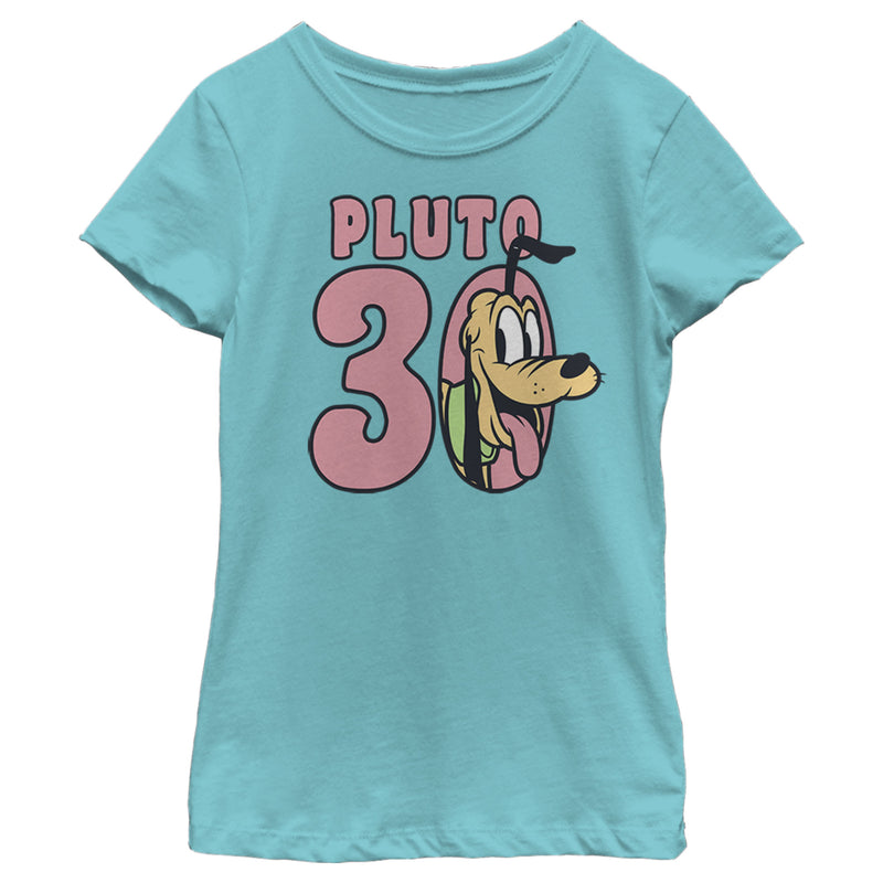 Girl's Mickey & Friends Pluto T-Shirt