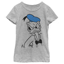 Girl's Mickey & Friends Donald Outline T-Shirt