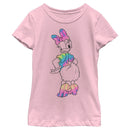 Girl's Mickey & Friends Tie Dye Daisy T-Shirt