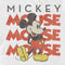 Men's Mickey & Friends Distressed Stack T-Shirt