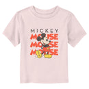 Toddler's Mickey & Friends Stack Classic Logo T-Shirt