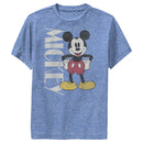 Boy's Mickey & Friends '90s Mickey Mouse Distressed Performance Tee