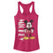 Junior's Mickey & Friends Large 90's Racerback Tank Top