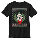 Boy's Mickey & Friends Mickey and Friends Ugly Sweater T-Shirt