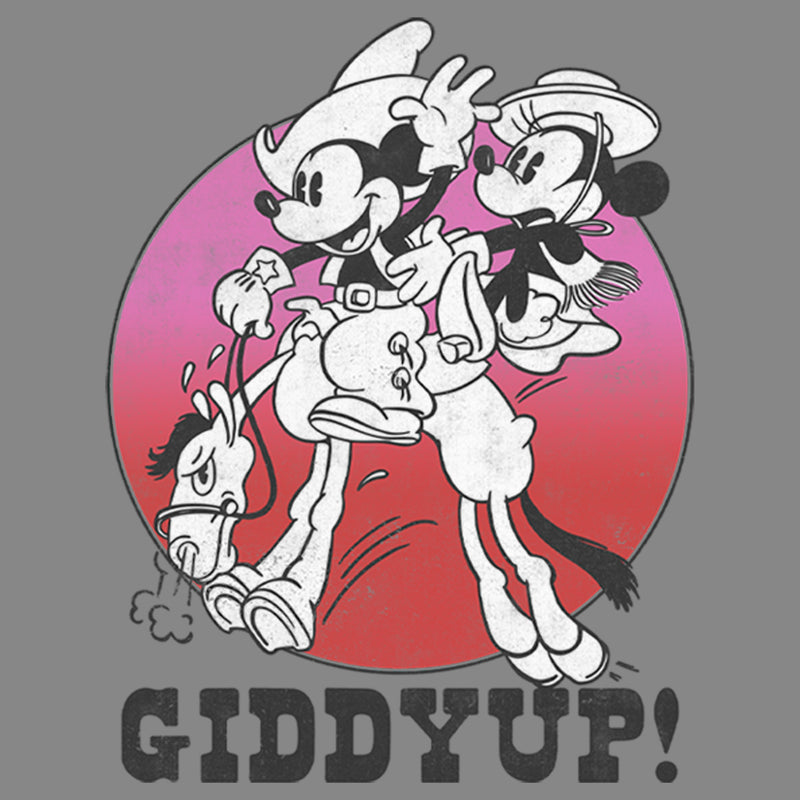 Boy's Mickey & Friends Mickey and Minnie Giddyup! Performance Tee