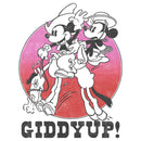 Girl's Mickey & Friends Mickey and Minnie Giddyup! T-Shirt