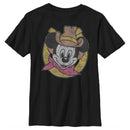 Boy's Mickey & Friends Mickey Mouse Cowboy Distressed T-Shirt