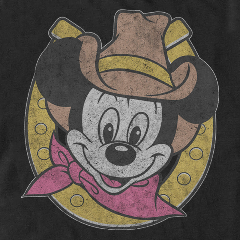 Men's Mickey & Friends Distressed Cowboy T-Shirt