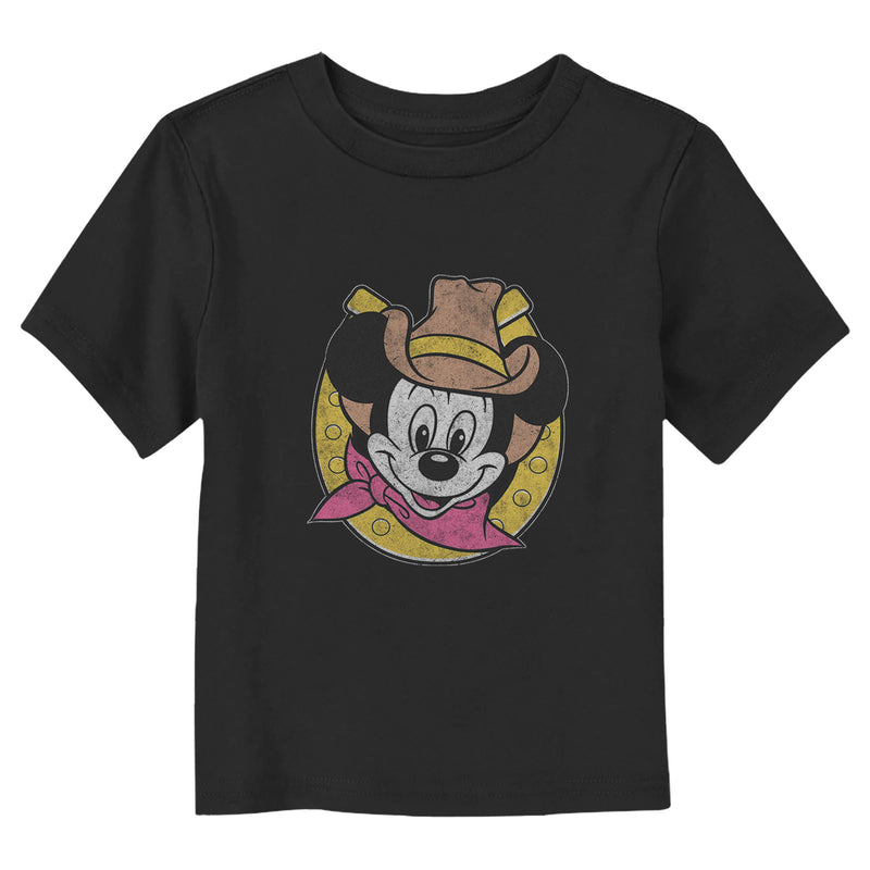 Toddler's Mickey & Friends Horseshoe Portrait T-Shirt