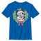 Boy's Mickey & Friends Mickey Mouse Christmas Wreath T-Shirt