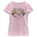 Girl's Mickey & Friends Mickey and Minnie Retro Cowboys T-Shirt