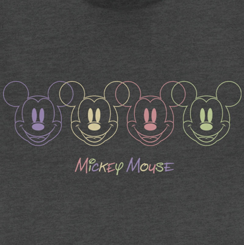 Junior's Mickey & Friends Neon Outline Festival Muscle Tee