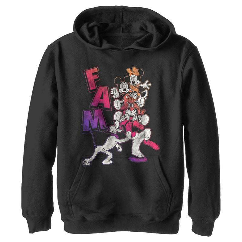 Boy's Mickey & Friends Mickey & Friends Fam Pull Over Hoodie