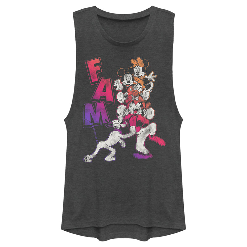 Junior's Mickey & Friends Fam Festival Muscle Tee