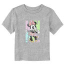 Toddler's Mickey & Friends Minnie Pastel Colors T-Shirt