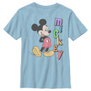 Boy's Mickey & Friends Mickey Mouse Colorful Name T-Shirt