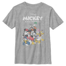 Boy's Mickey & Friends Mickey and Friends Retro Group T-Shirt